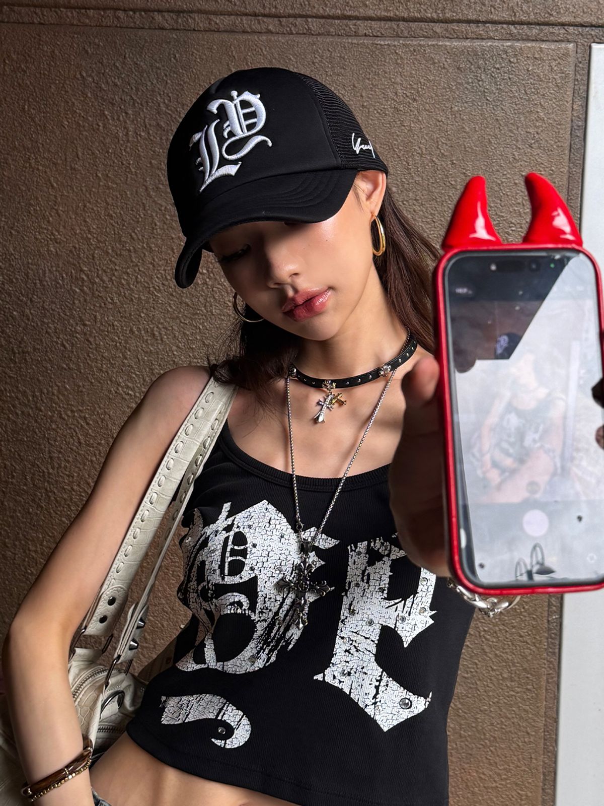 와이이이엘(YEEL) LOGO TRUCKER HAT BLACK