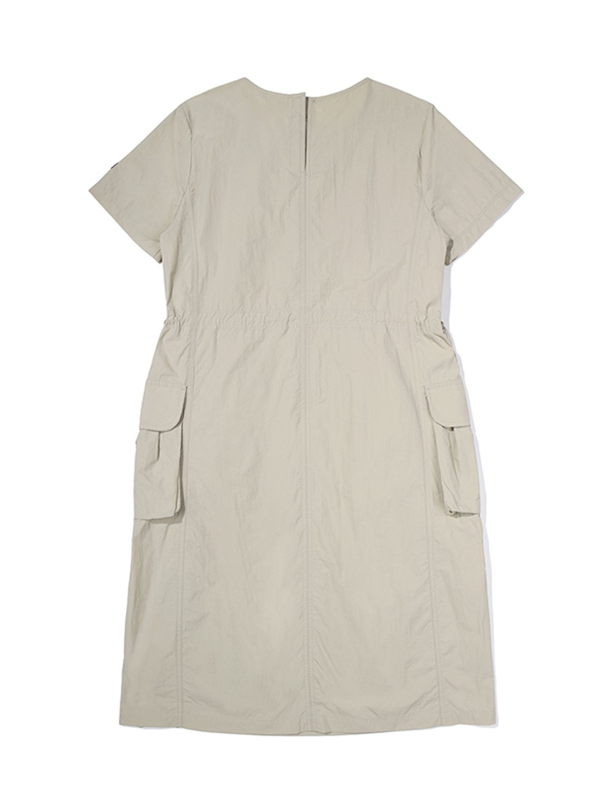 비비씨 어스(BBC EARTH) W 아웃 포켓 원피스_Beige
