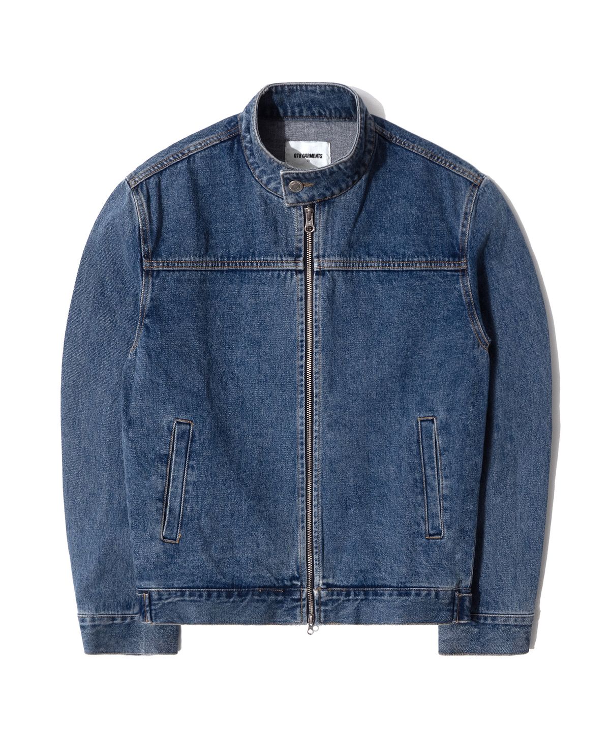 큐티에잇 가먼츠(QT8 GARMENTS) RG Denim Moto Jacket (Blue)