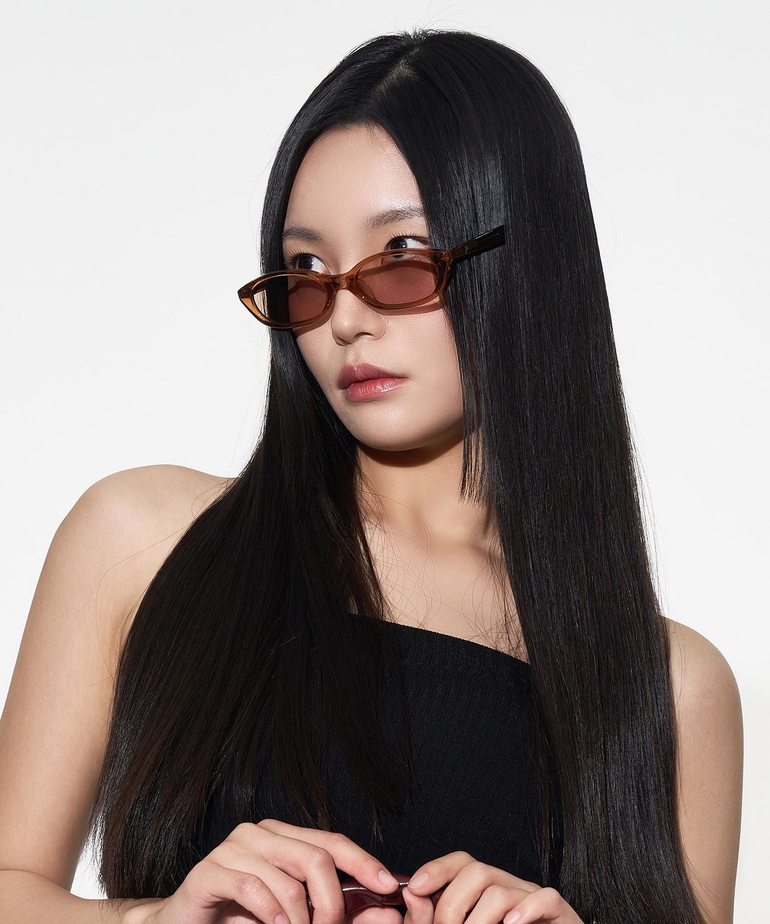 MUSINSA | RECLOW RC LAPERM SUNGLASS PEACH