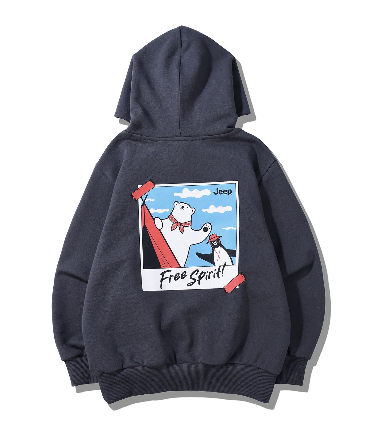 지프키즈(JEEPKIDS) 리틀베어 캠핑 후드티(KQ5THU061DG)