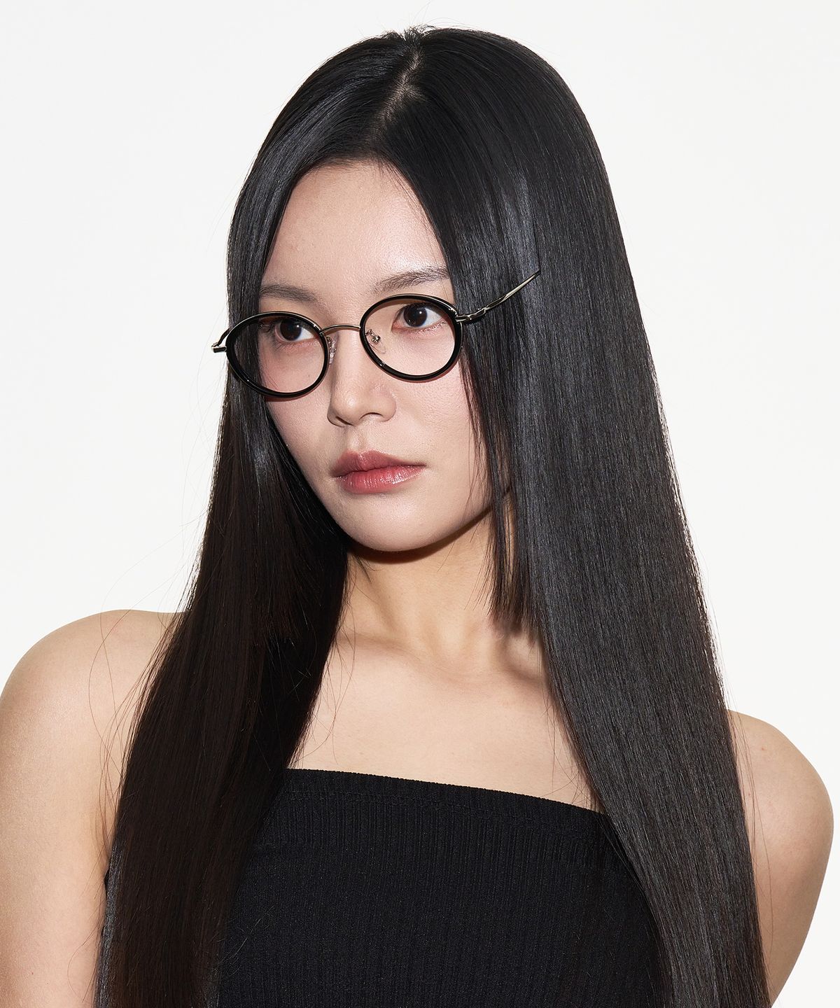 리끌로우(RECLOW) RC KAY 안경 BLACK SILVER