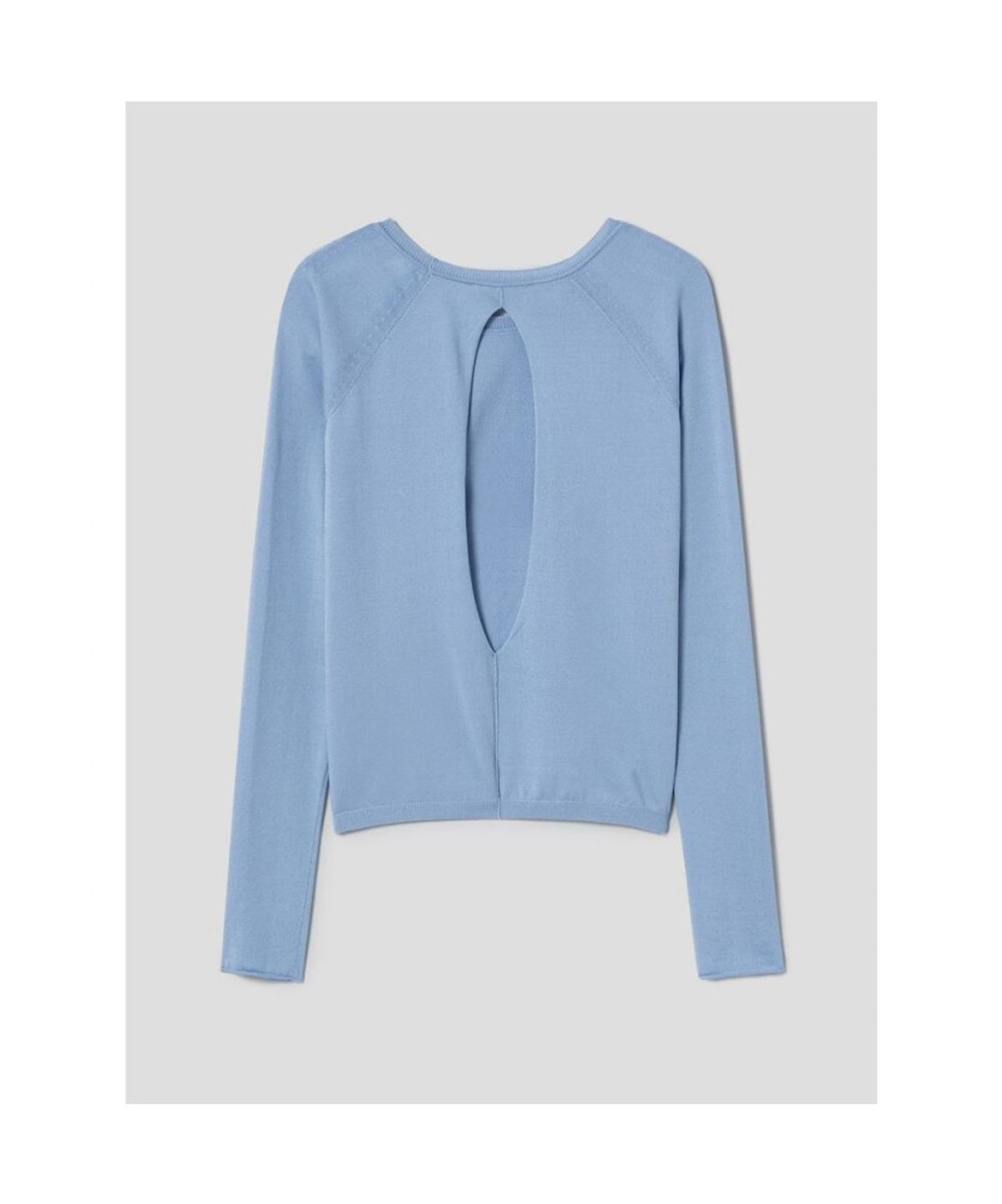 앙개(ANGGAE) Dancer Slit Pullover  Blue