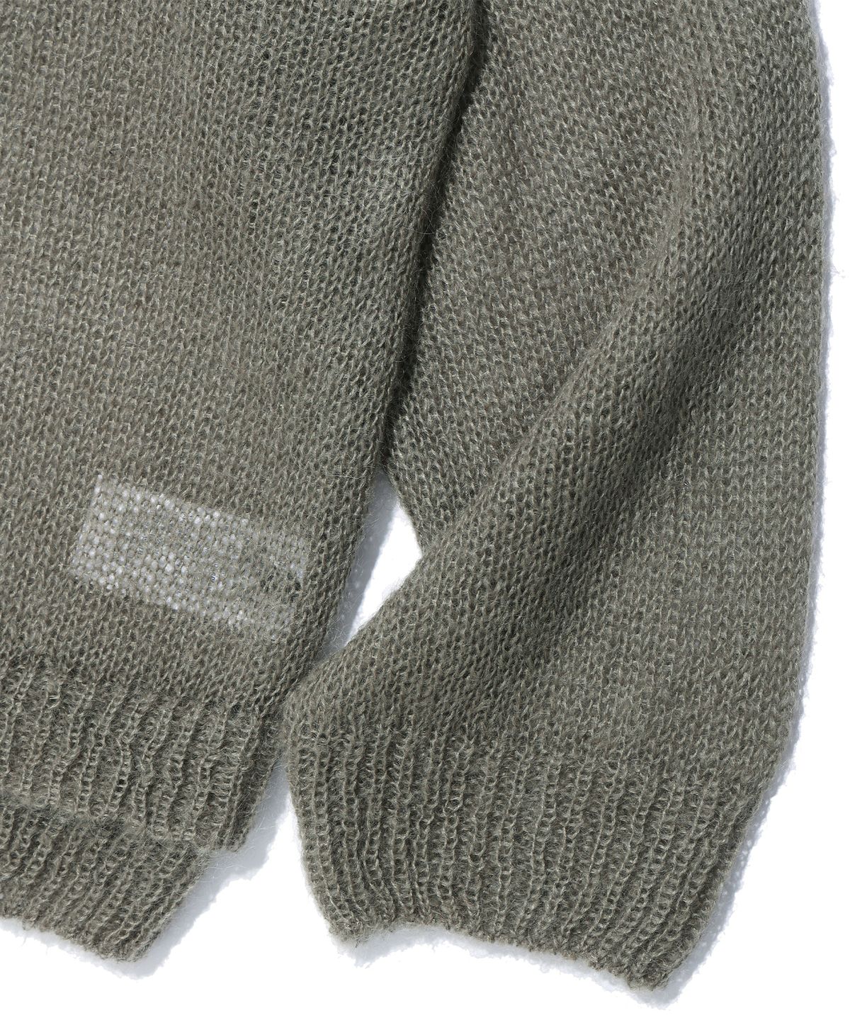 이에이(IEY) WEB DOUBLE-RIB CARDIGAN Khaki