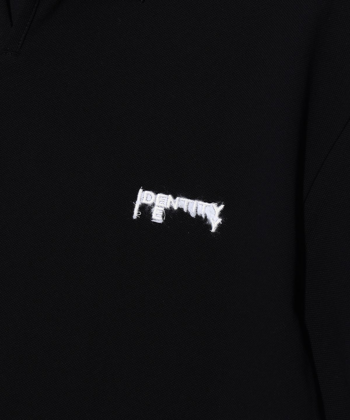 이에이(IEY) OPEN LOGO POLO Black