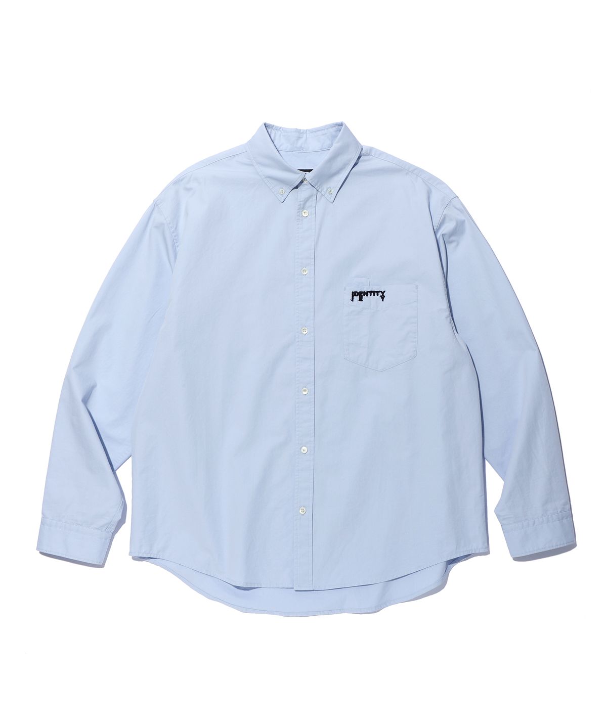 이에이(IEY) GABRIEL LOGO SHIRTS Light Blue