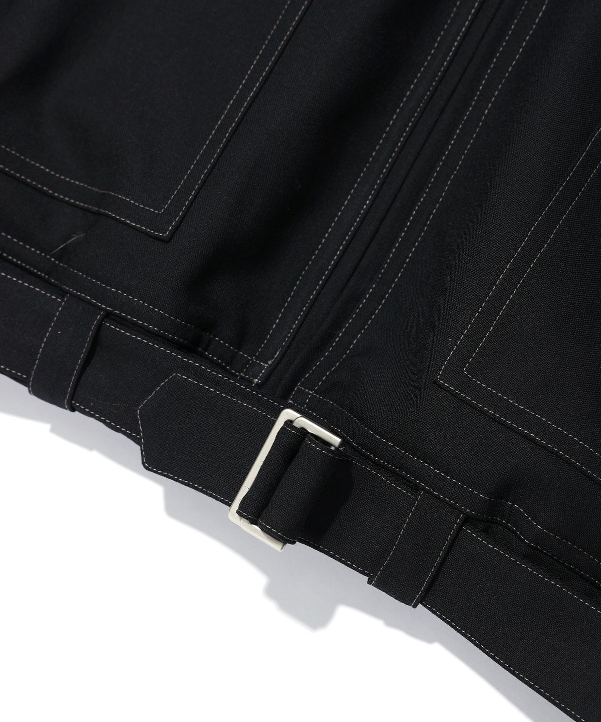 이에이(IEY) HARRIS BELTED JACKET Black