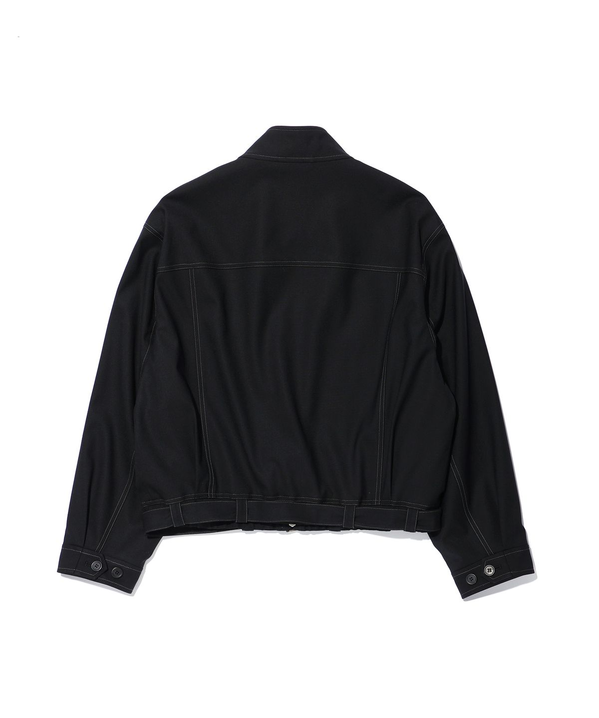 이에이(IEY) HARRIS BELTED JACKET Black