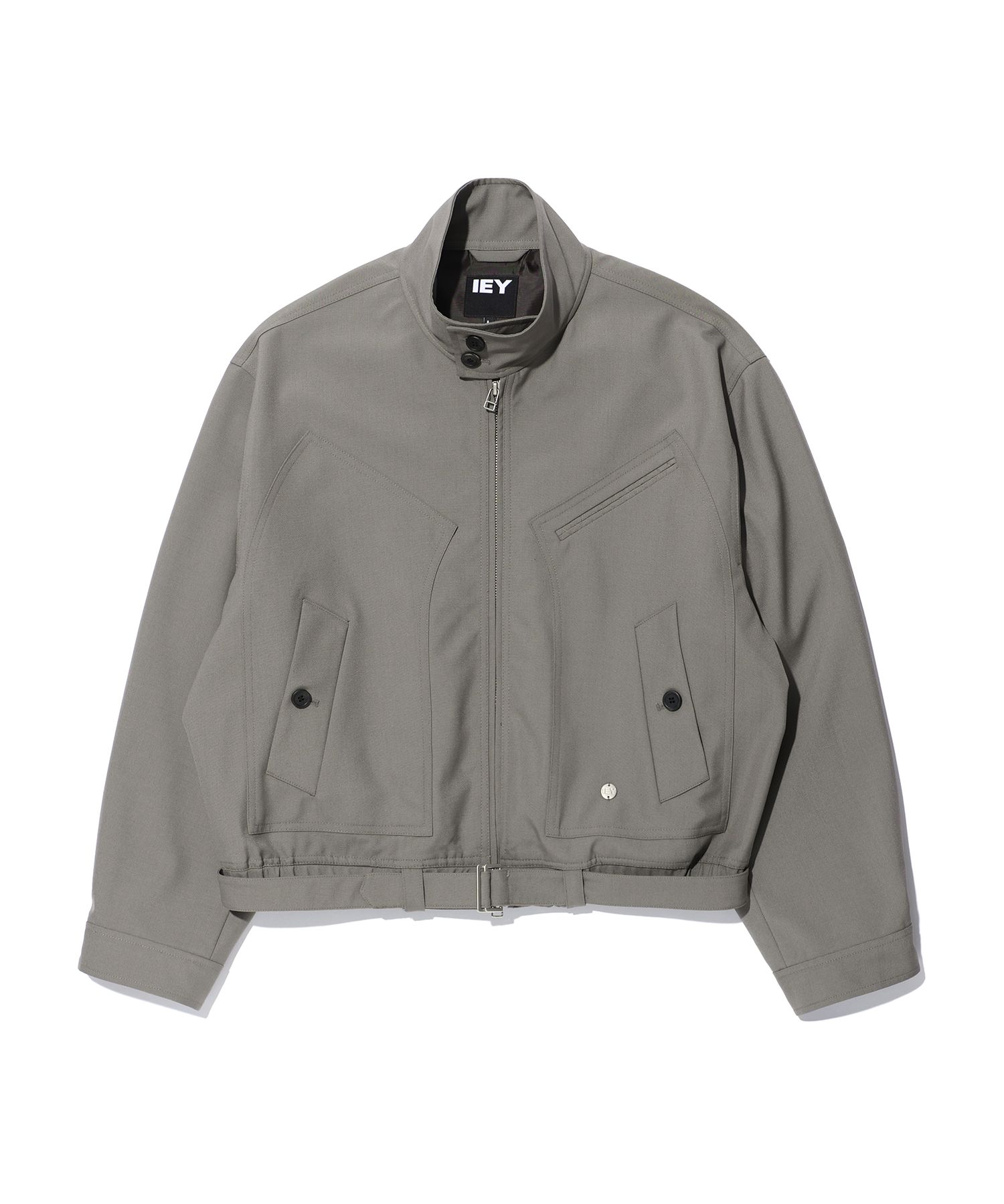 MUSINSA公式 | IEY HARRIS BELTED JACKET Khaki