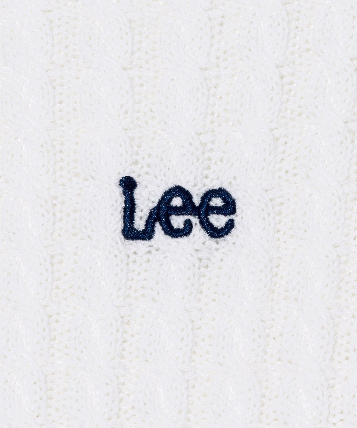 리(LEE) 우먼 케이블 크롭 니트 아이보리