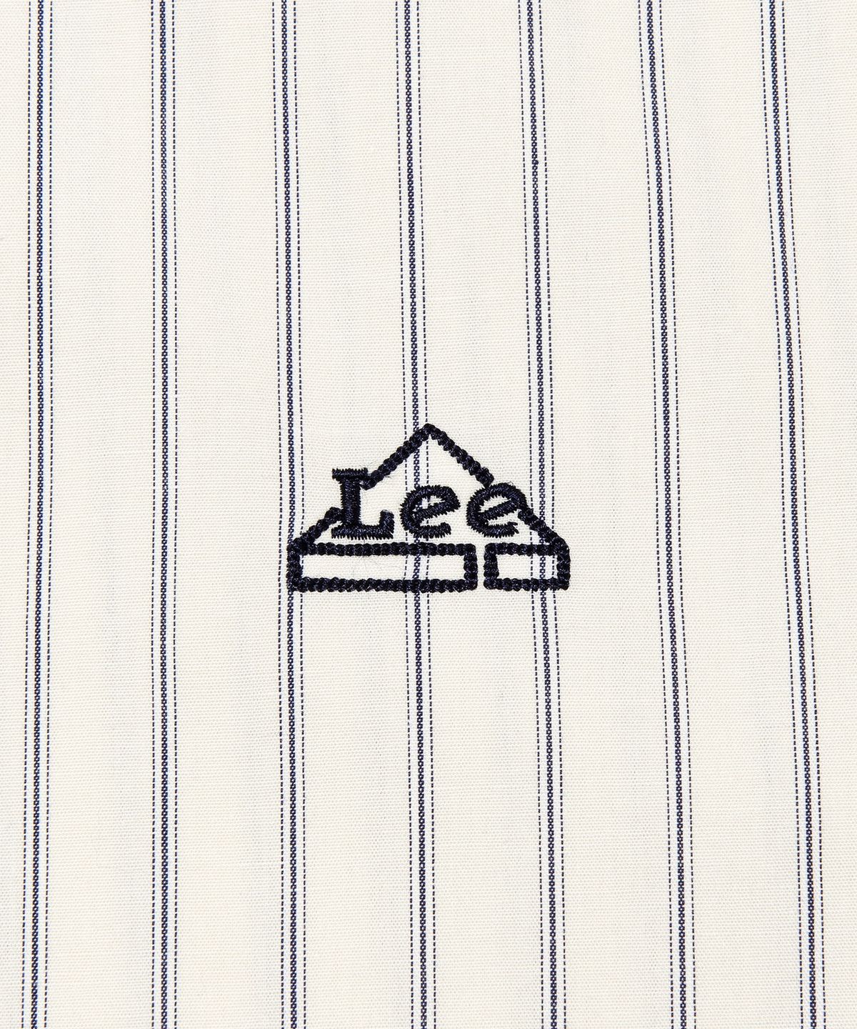 리(LEE) 하우스 로고 린넨 셔츠 라이트 베이지