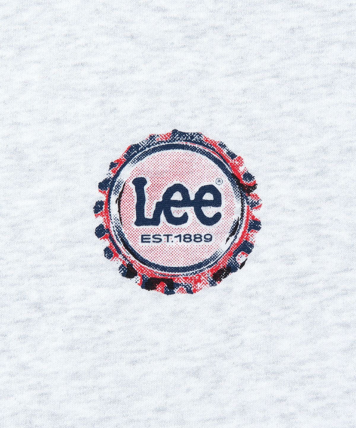 리(LEE) 보틀 그래픽 맨투맨 라이트 그레이