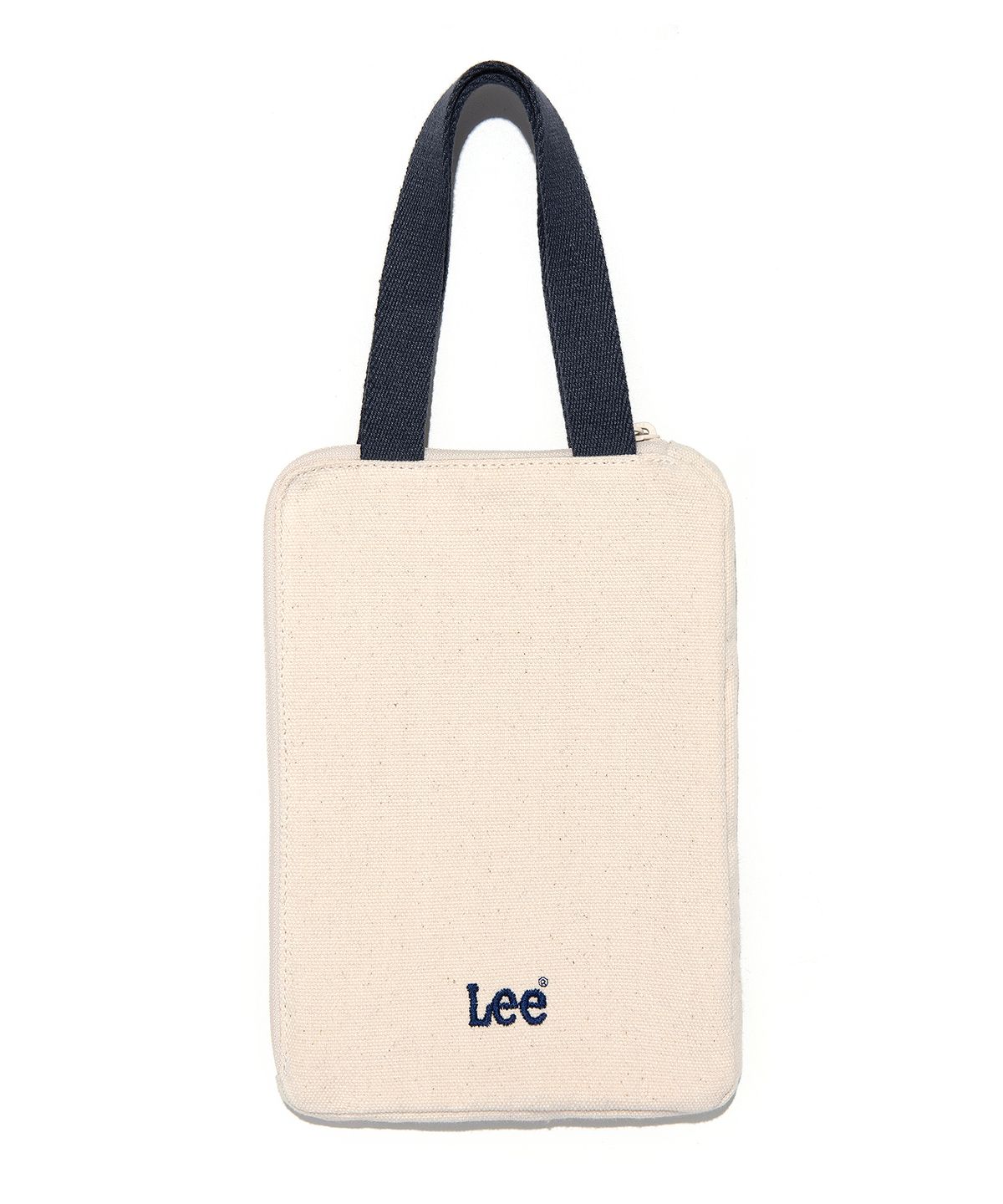 리(LEE) 오버롤 프린트 핸들 파우치 아이보리