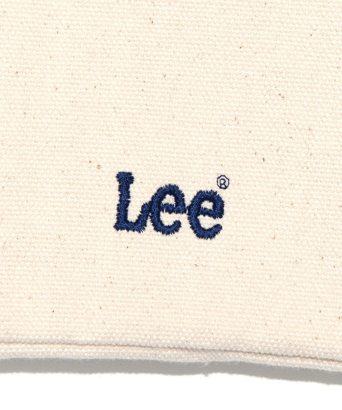 리(LEE) 오버롤 프린트 핸들 파우치 아이보리