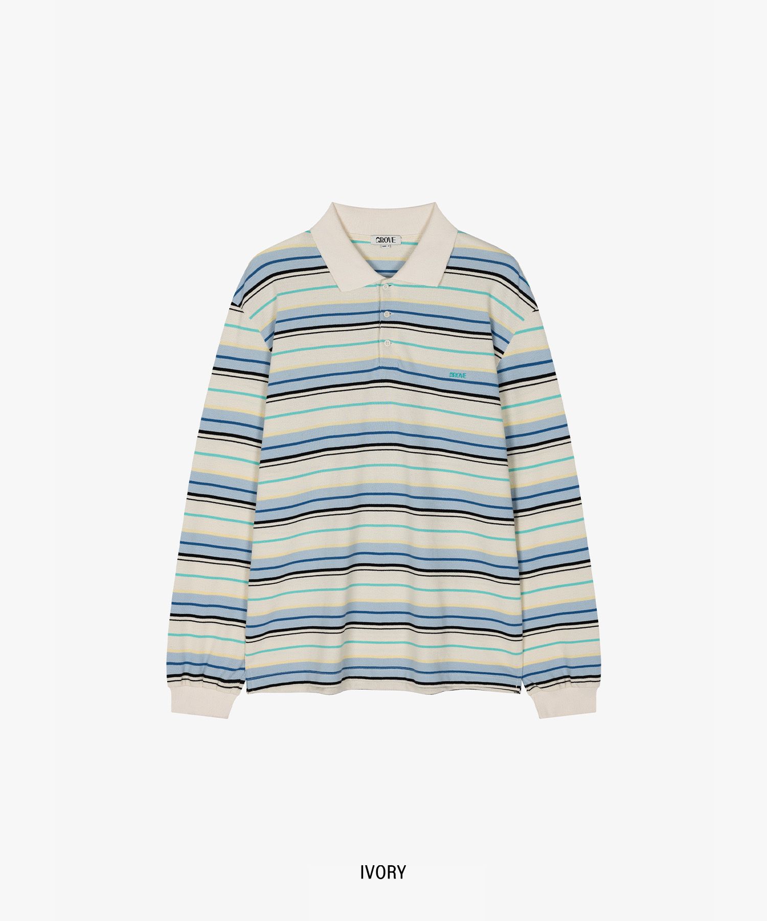 【未使用タグ付】GROVE CARELL STRIPE PIQUE SHIRT CARELL STRIPE PIQUE SHIRT [2COLOR] - GROVE