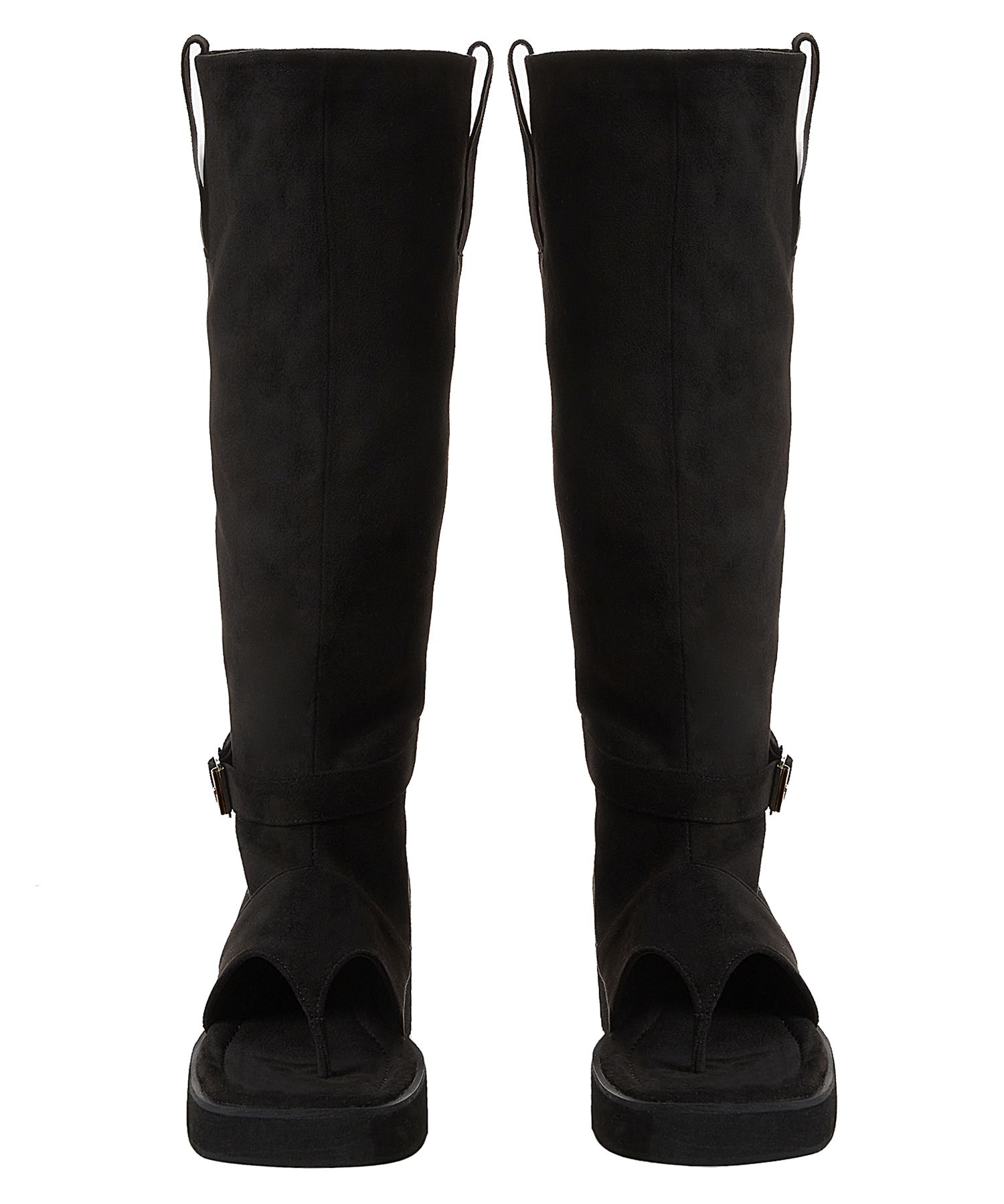 ULKIN CANVAS x BETTY BOOP FLIP FLOP BELTED LONG BOOTS コラボ MUSINSA | ULKIN CANVAS Betty Boop Flip Flop Belted Long