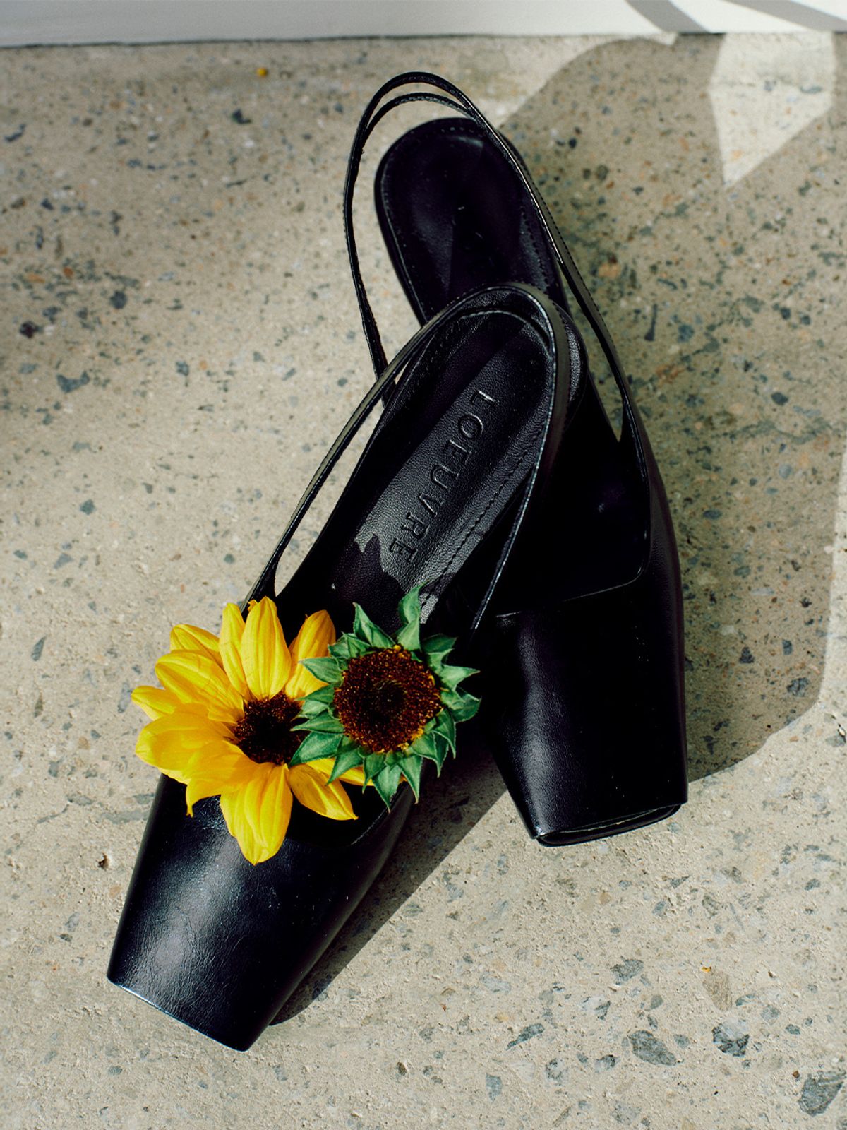 루에브르(LOEUVRE) Carre Slingbacks HA5SC006-FH