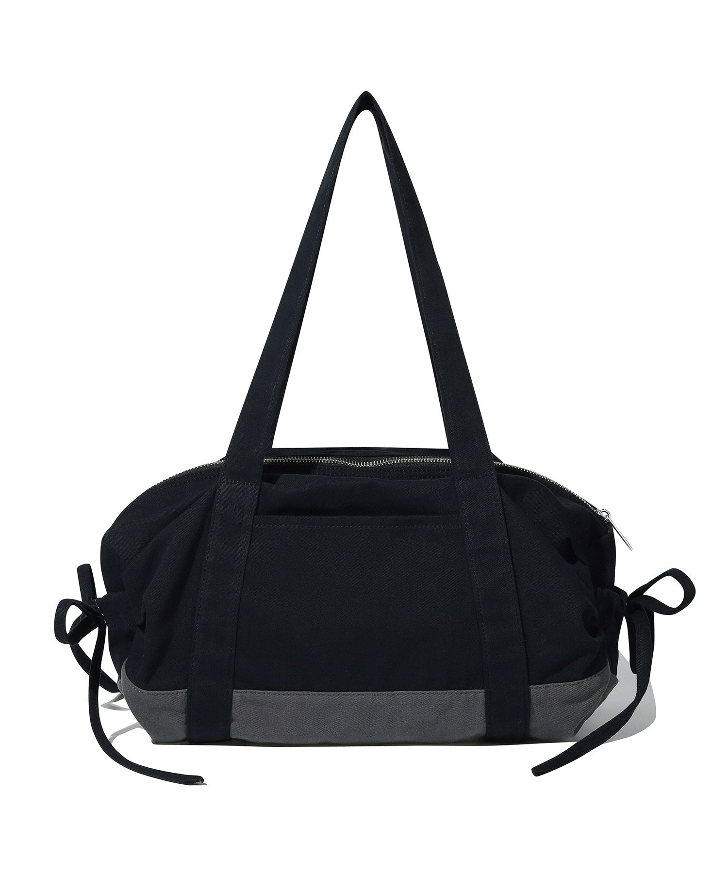 MUSINSA | COVERNAT WOMAN Clover Heart Ribbon Duffle Bag Black