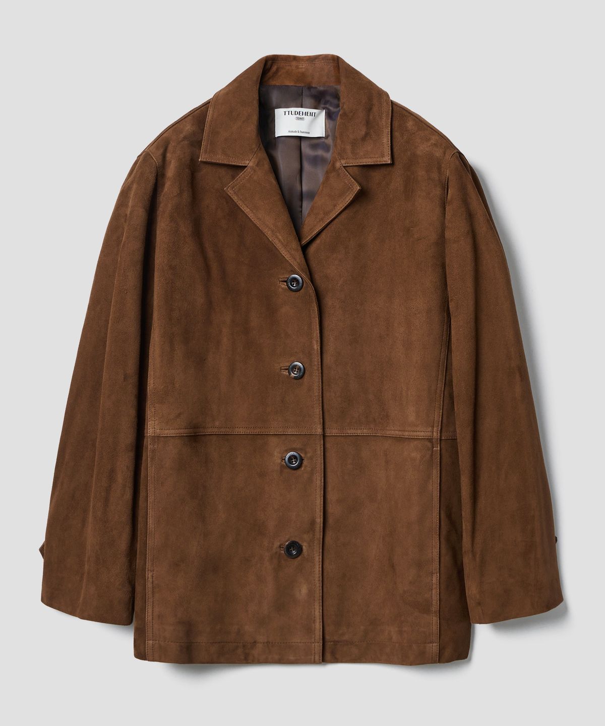 튜드먼트(TTUDEMENT) SUEDE LEATHER JACKET_2COLORS