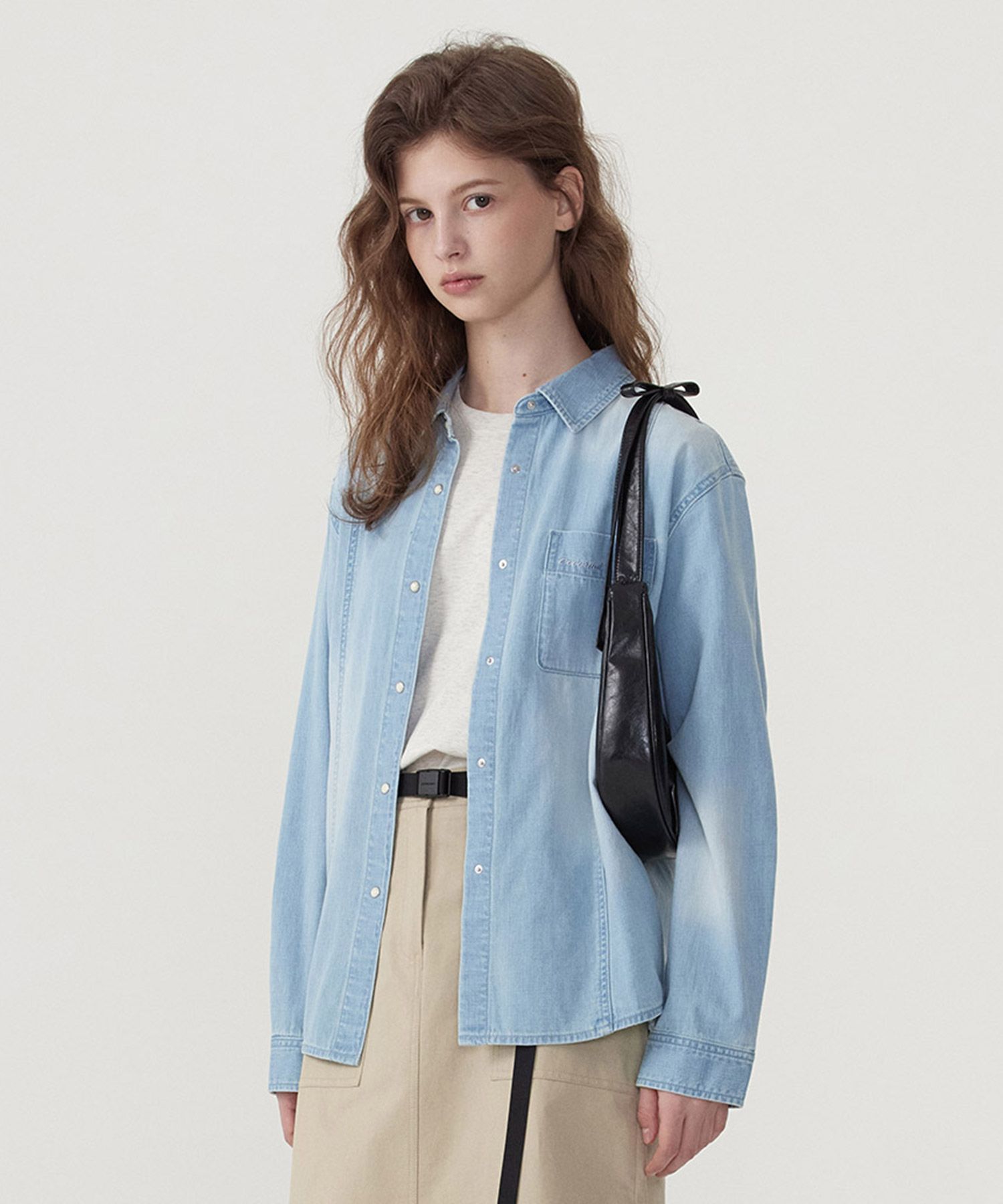 COVERNAT WOMAN ■ Clover Heart Flat Ribbon Shoulder MUSINSA | COVERNAT WOMAN Clover Heart Flat Ribbon Shoulder