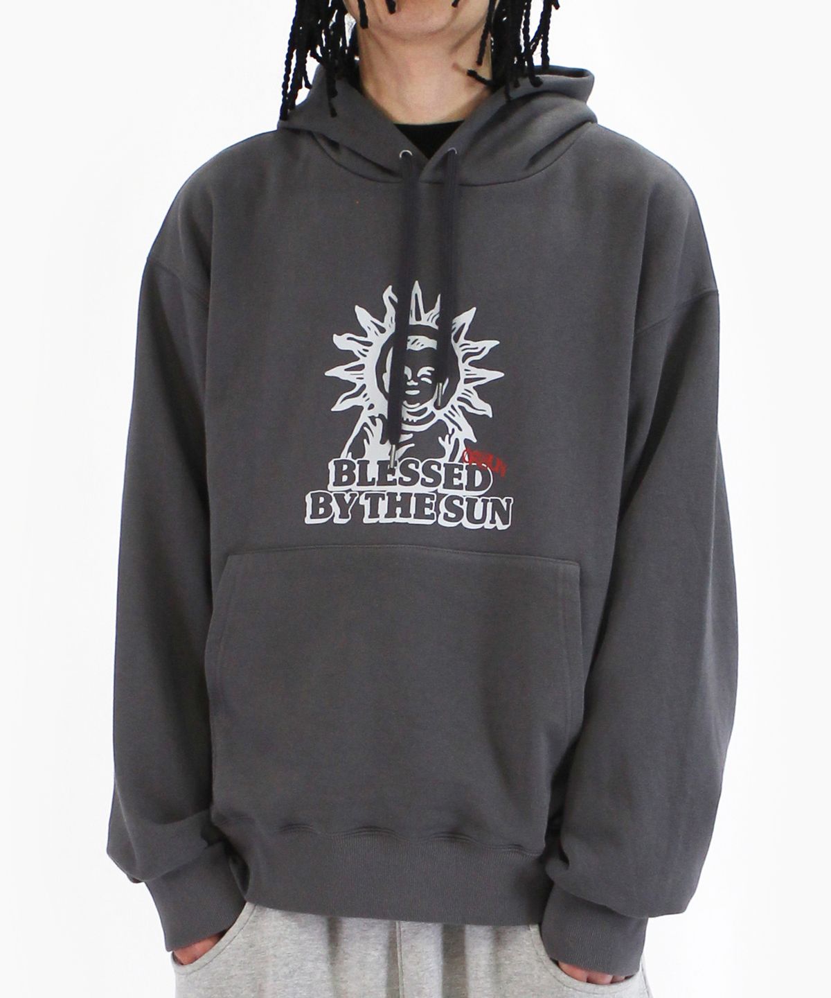크리건(CRIGUN) blessed by the sun 후드티 (3color)
