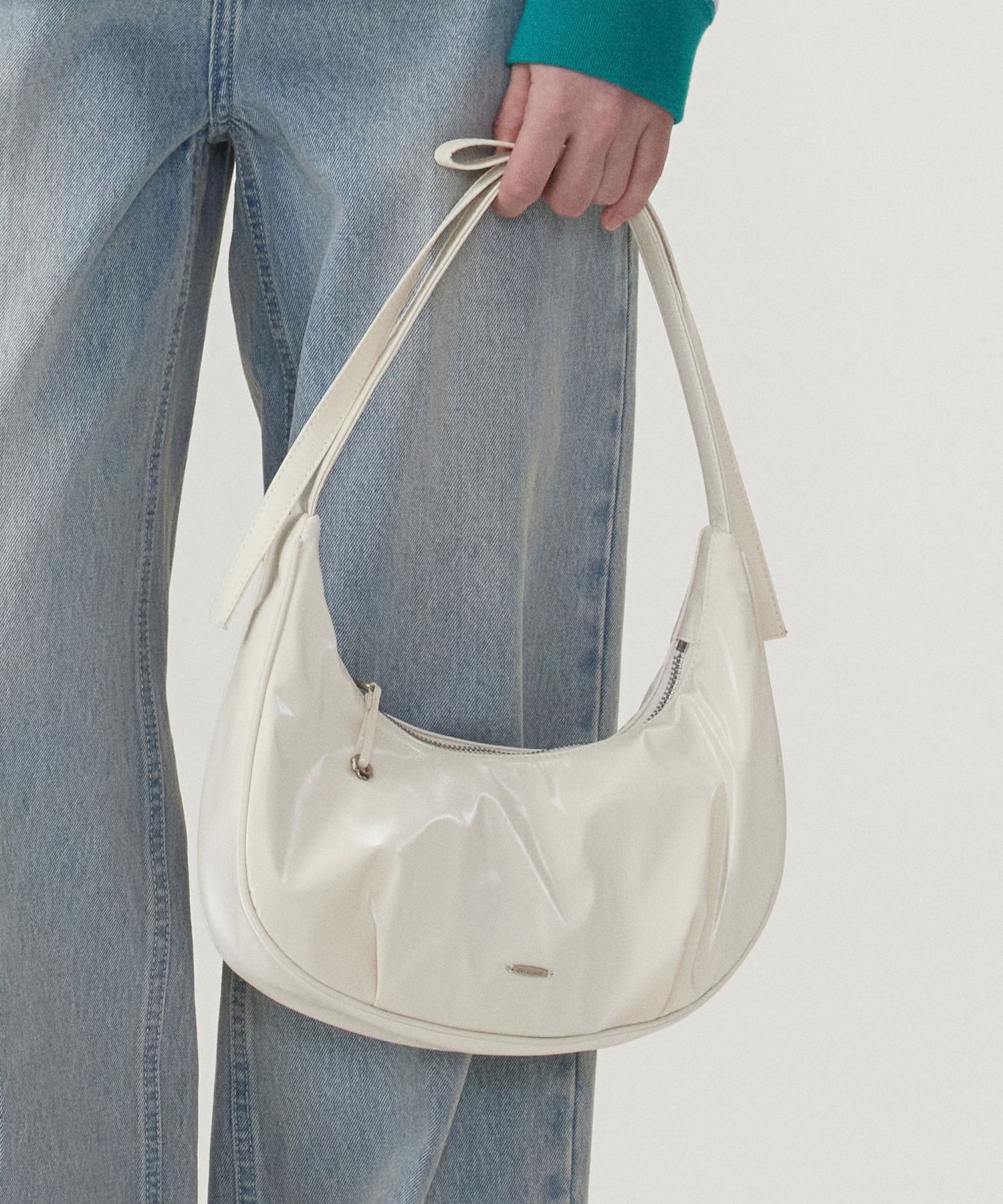 ★COVERNAT WOMAN★ Cloverheart Quilted Small Tote Bag Ivory MUSINSA | COVERNAT WOMAN Clover Heart Quilted Small Tote Bag