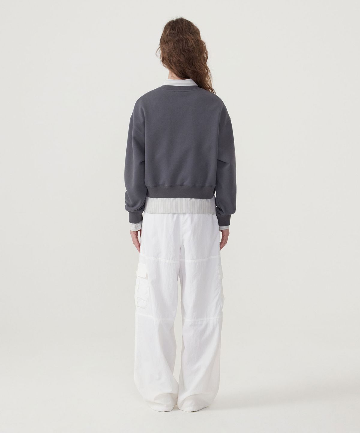 커버낫 우먼(COVERNAT WOMAN) 우먼 멀티 카고 팬츠 White