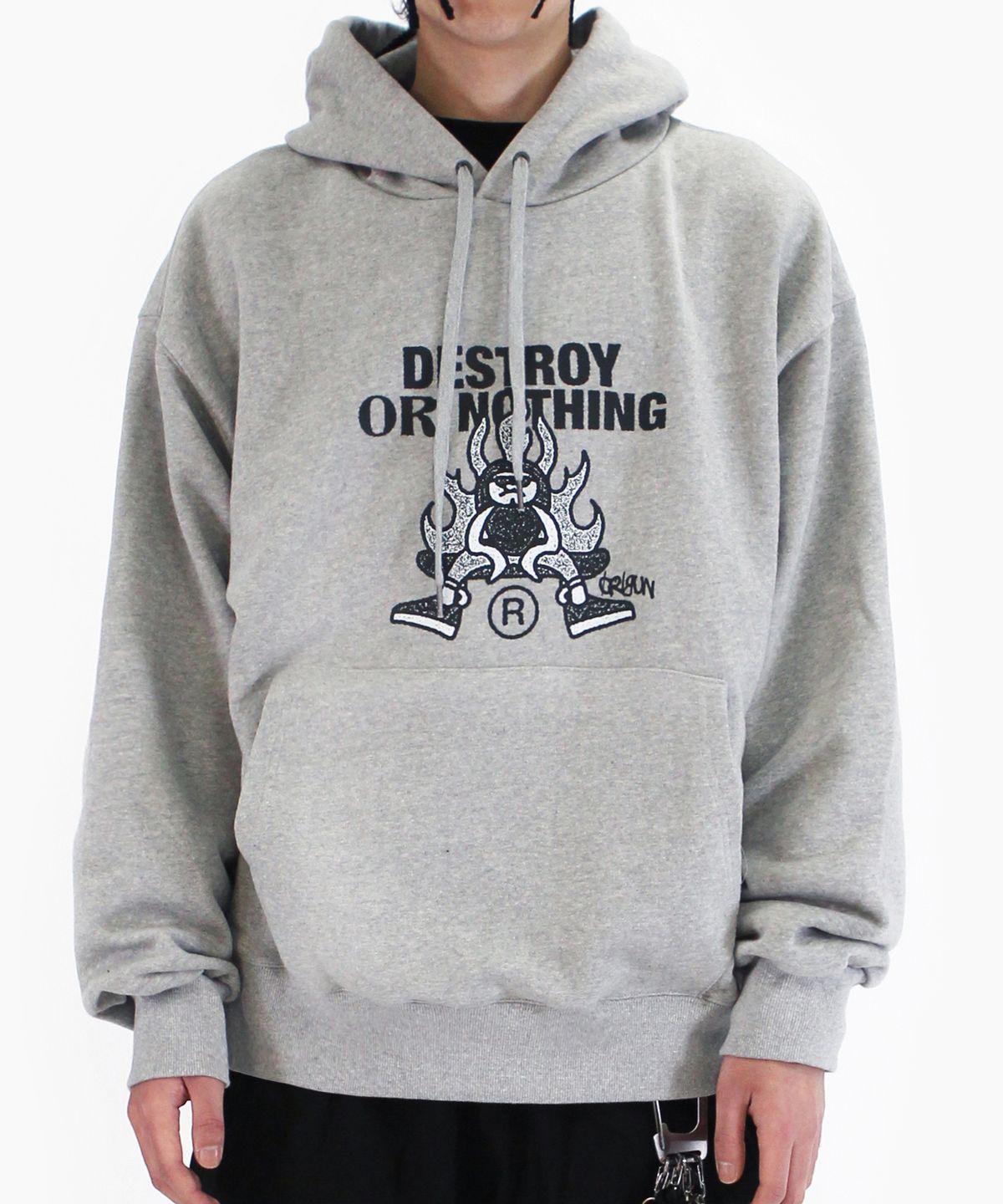 크리건(CRIGUN) destroy or nothing 후드티 (3color)