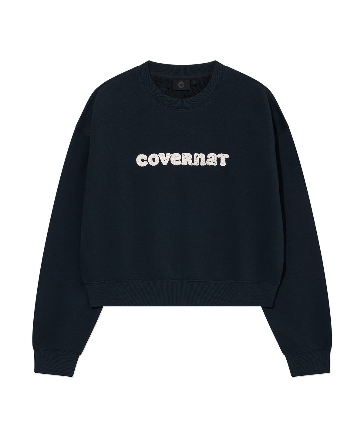 커버낫 우먼(COVERNAT WOMAN) 우먼 로프 쿠퍼로고 맨투맨 Navy