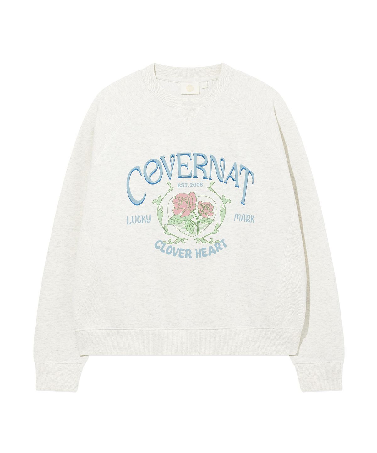 커버낫 우먼(COVERNAT WOMAN) 우먼 빈티지 그래픽 맨투맨 Oatmeal