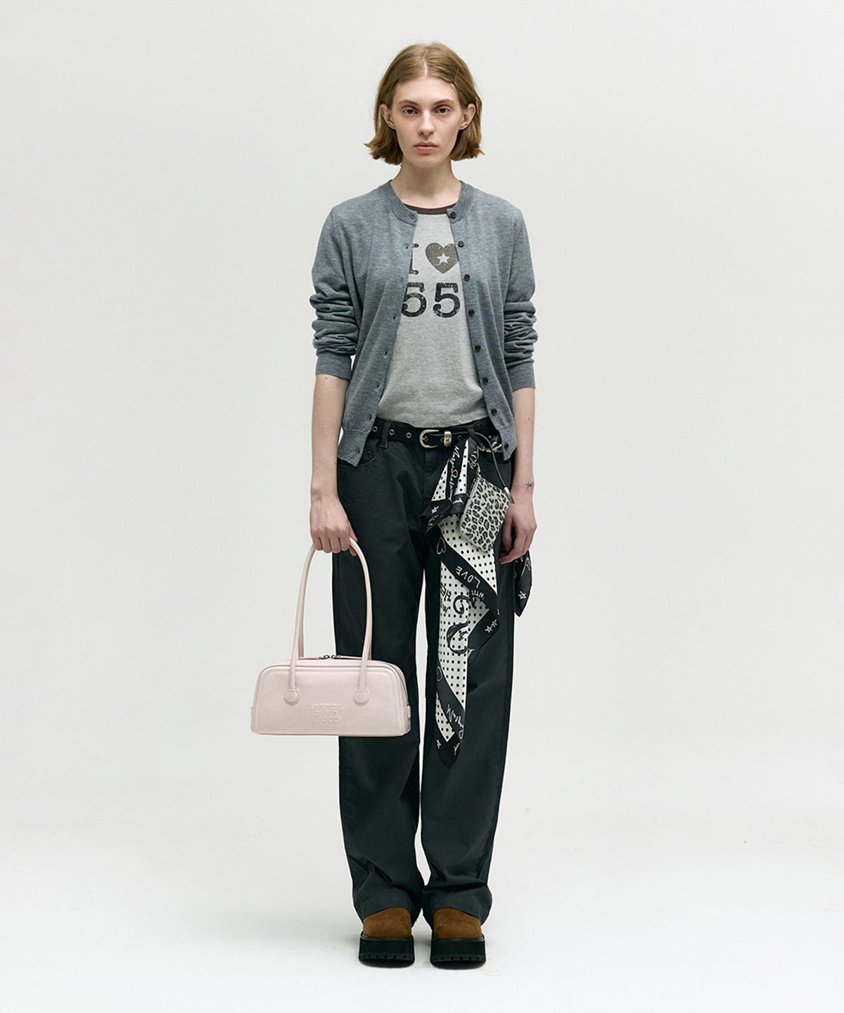 MUSINSA | MARGESHERWOOD SOFT BOSTON EW_pale pink cracked