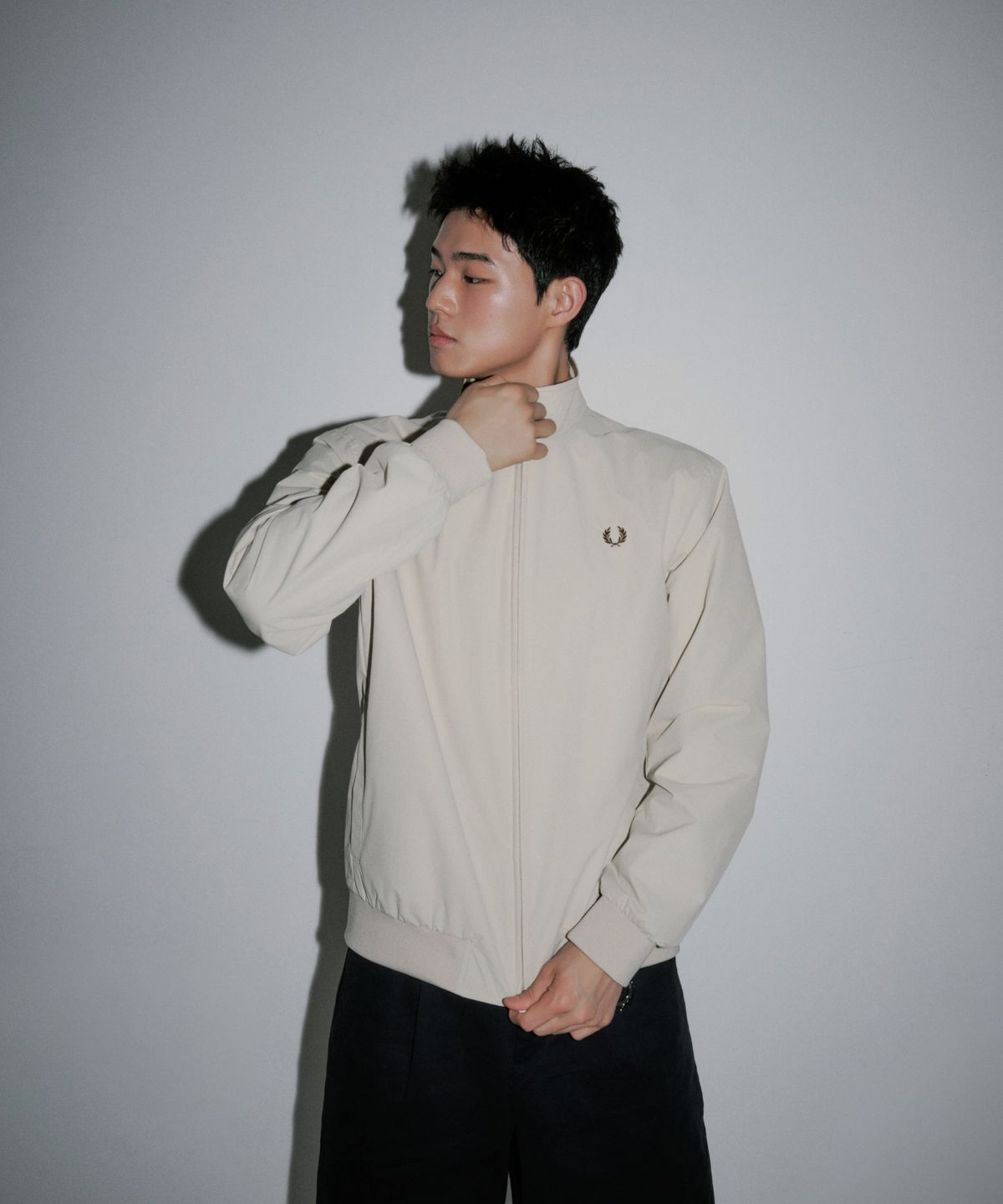 프레드페리(FRED PERRY) [Baseline] 브렌댐 재킷 - 오트밀/쉐이디드스톤 AFPM2512660-S65