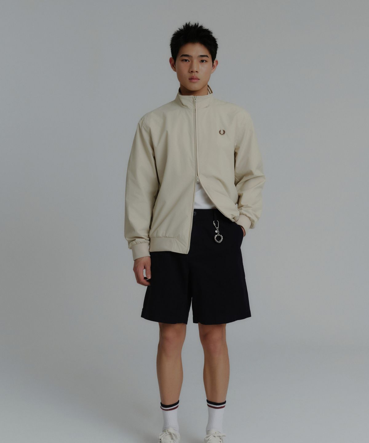 프레드페리(FRED PERRY) [Baseline] 브렌댐 재킷 - 오트밀/쉐이디드스톤 AFPM2512660-S65