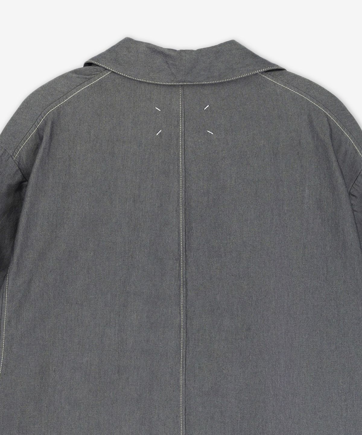 메종 마르지엘라(MAISON MARGIELA) 얀 다이드 코튼 캔버스 코트 - 그레이 멜란지 / S50AA0156M35299860M