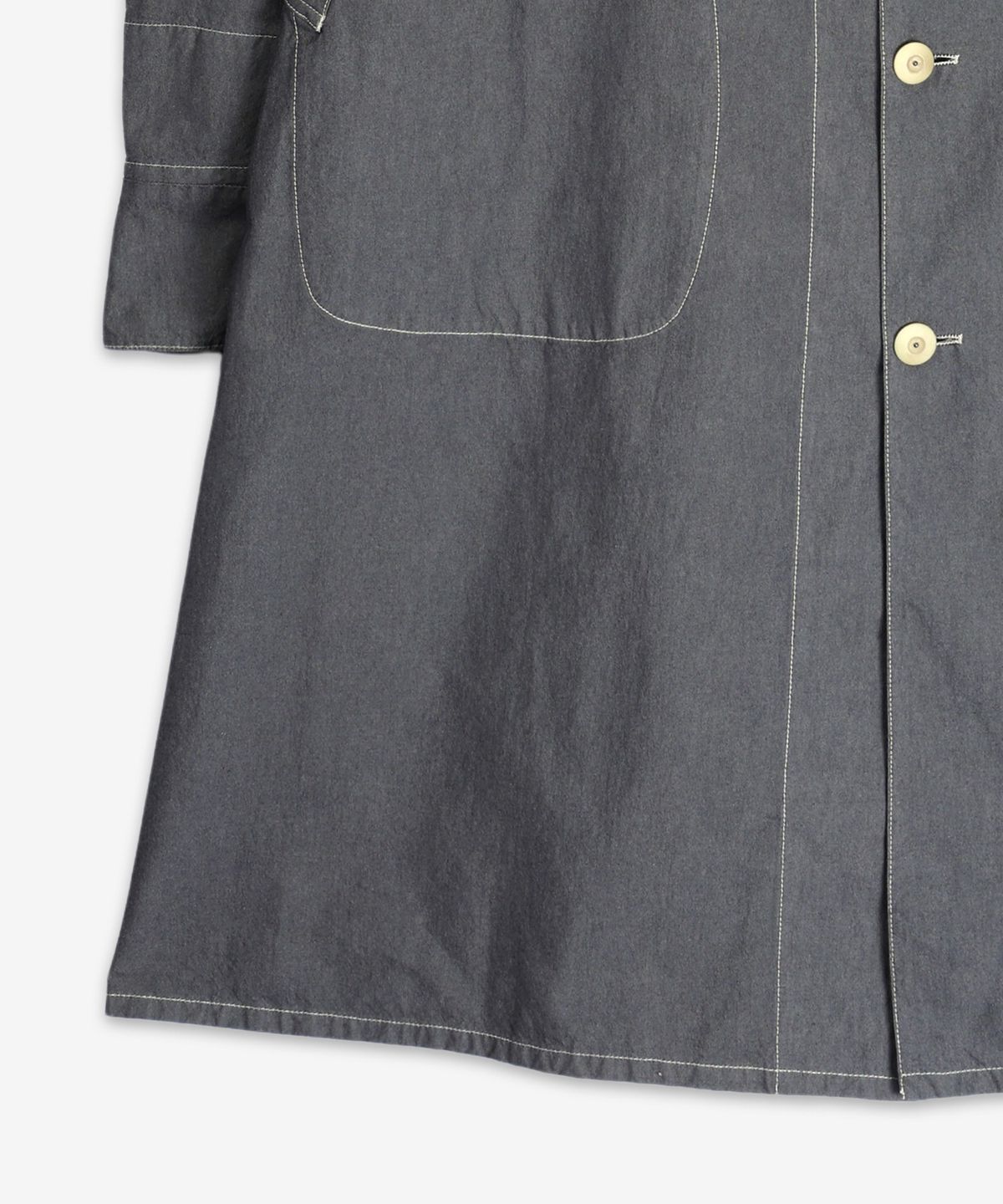 메종 마르지엘라(MAISON MARGIELA) 얀 다이드 코튼 캔버스 코트 - 그레이 멜란지 / S50AA0156M35299860M