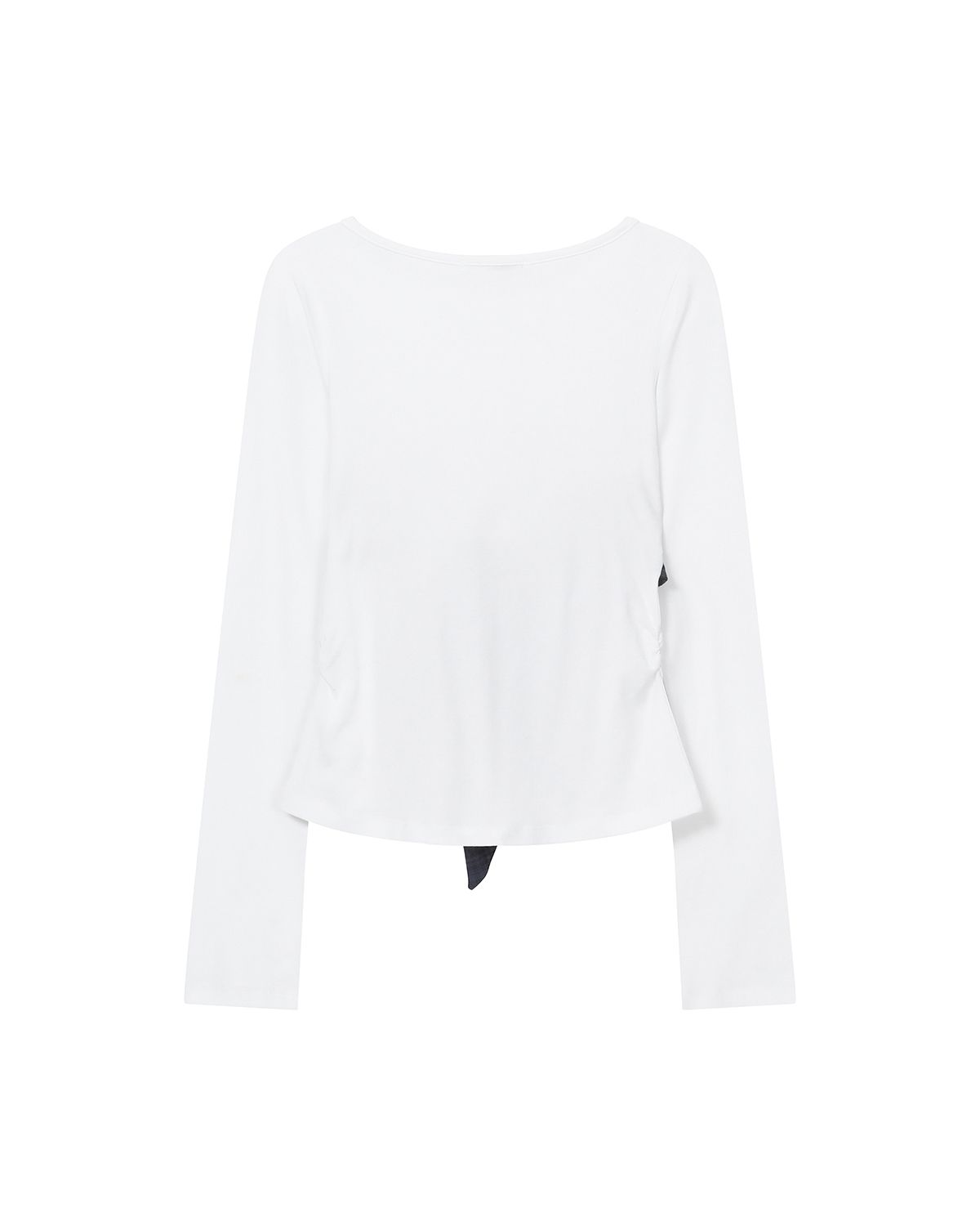 미세키서울(MISEKI SEOUL) Check tie long sleeve WHITE