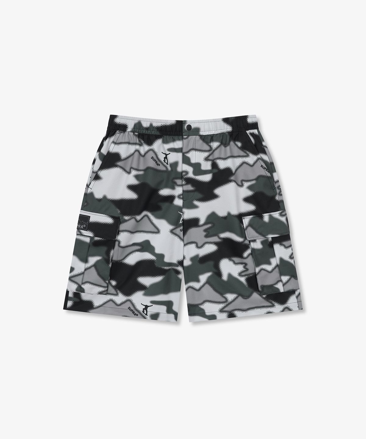 수프라(SUPRA) 카모플라주 우븐 쇼츠(BLACK)