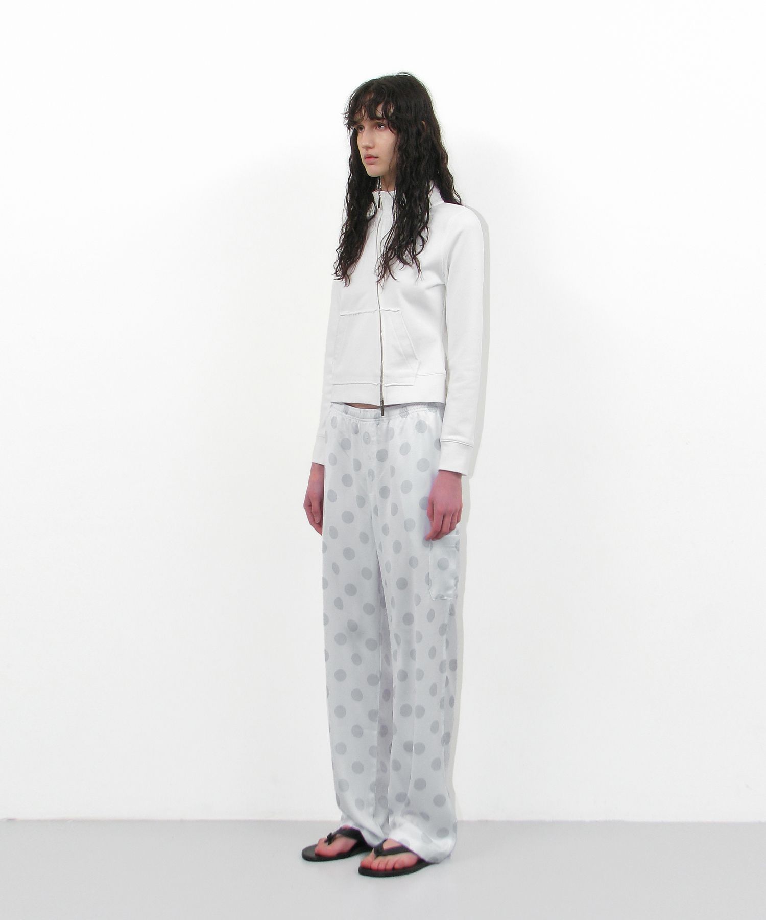 PARTIMENTO WOMAN ♥ CUT-OFF 93 UNBALANCED TRACK ZIP-UP MUSINSA | PARTIMENTO WOMEN Cutoff 93 Unbalanced Track Zip