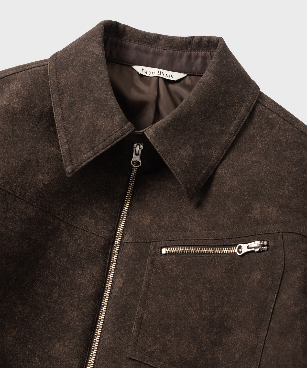 넌블랭크(NONBLANK) 숏 워크 자켓_KHAKI BROWN
