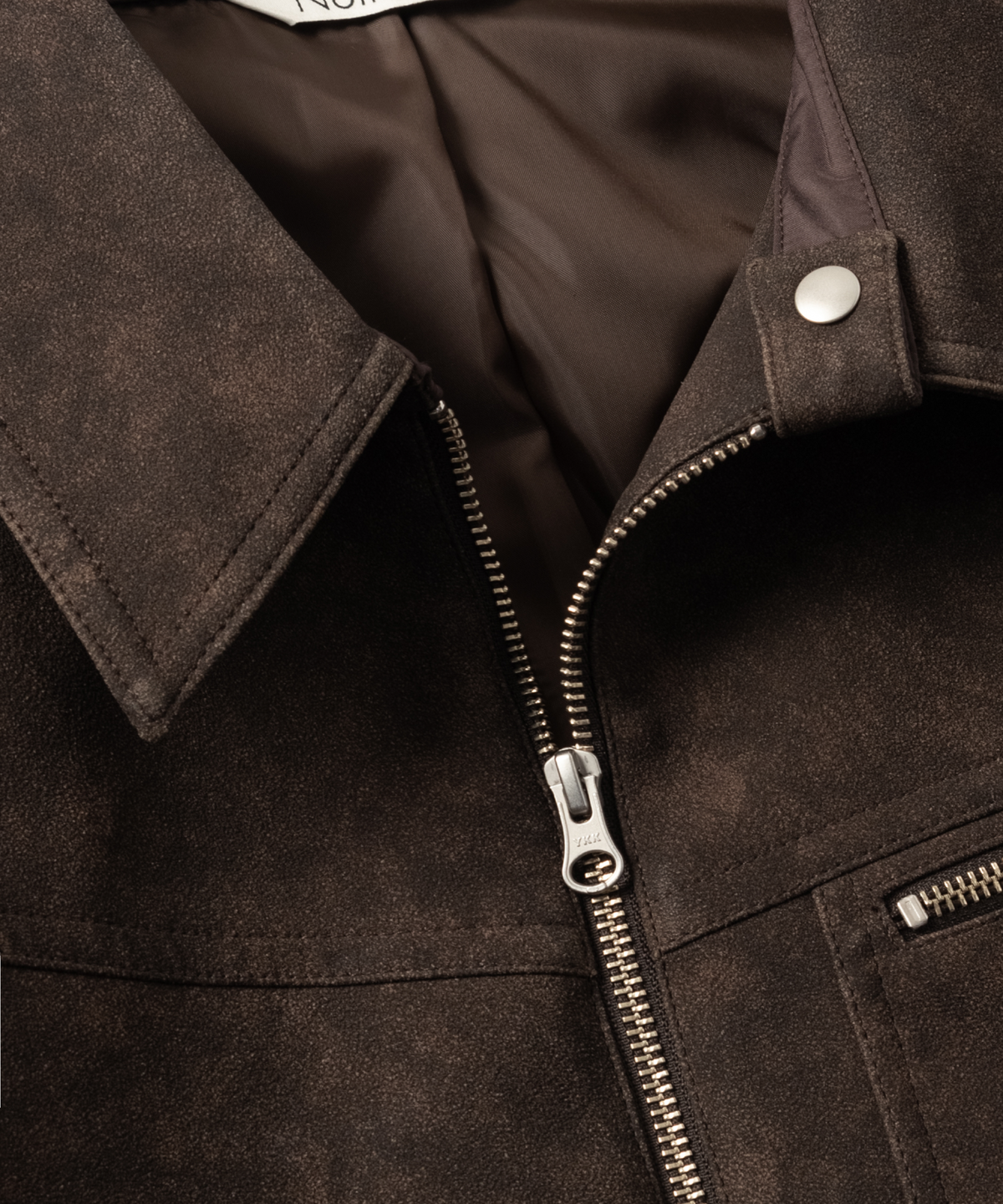 넌블랭크(NONBLANK) 숏 워크 자켓_KHAKI BROWN