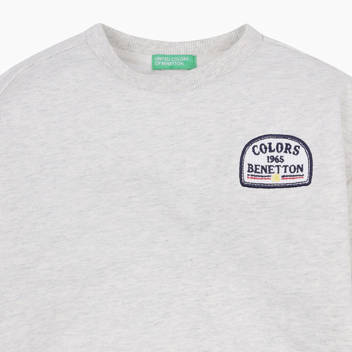 베네통키즈(BENETTONKIDS) 그래픽 포인트 맨투맨_QAMT11511MG