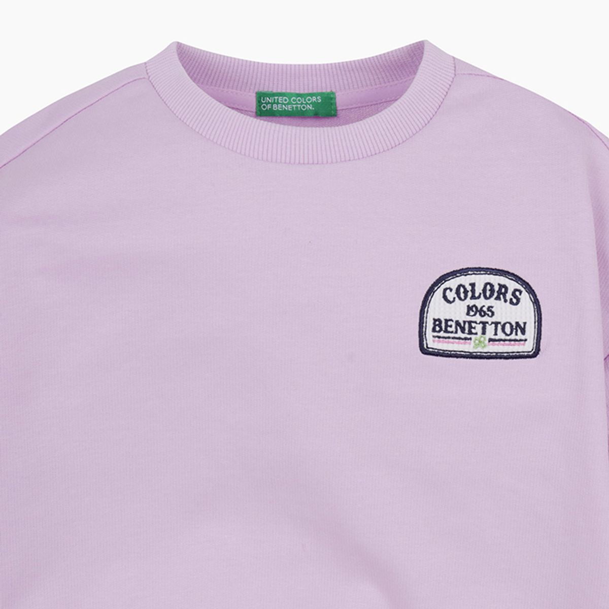 베네통키즈(BENETTONKIDS) 그래픽 포인트 맨투맨_QAMT11511LV