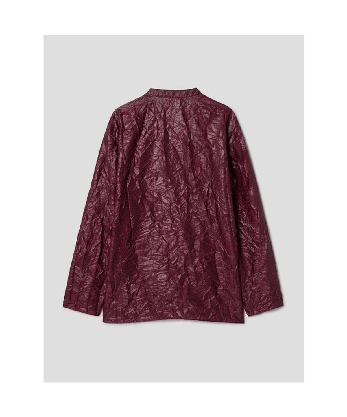 앙개(ANGGAE) Gelato Wrinkle 2Way Long Shirts  Red