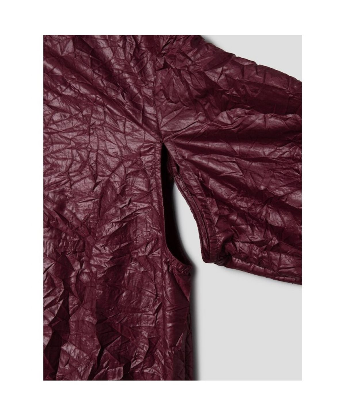 앙개(ANGGAE) Gelato Wrinkle 2Way Long Shirts  Red