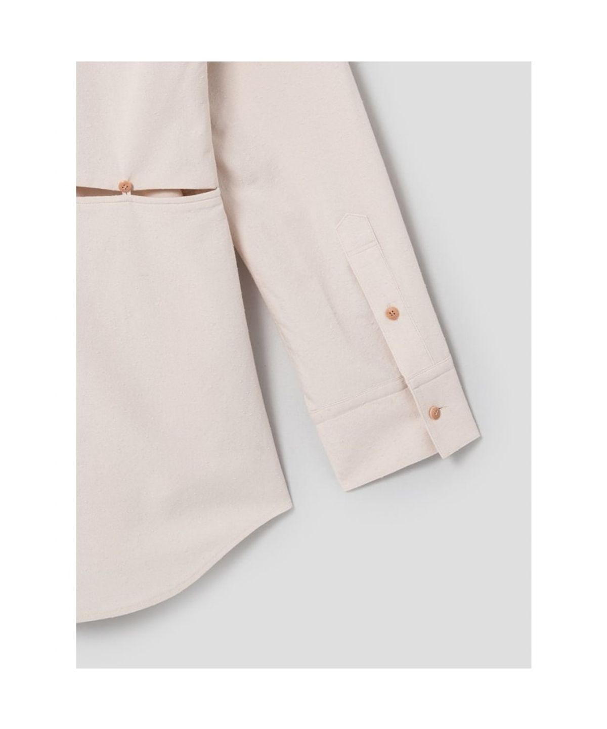 앙개(ANGGAE) MultiWay Apron Long Shirts  Ivory