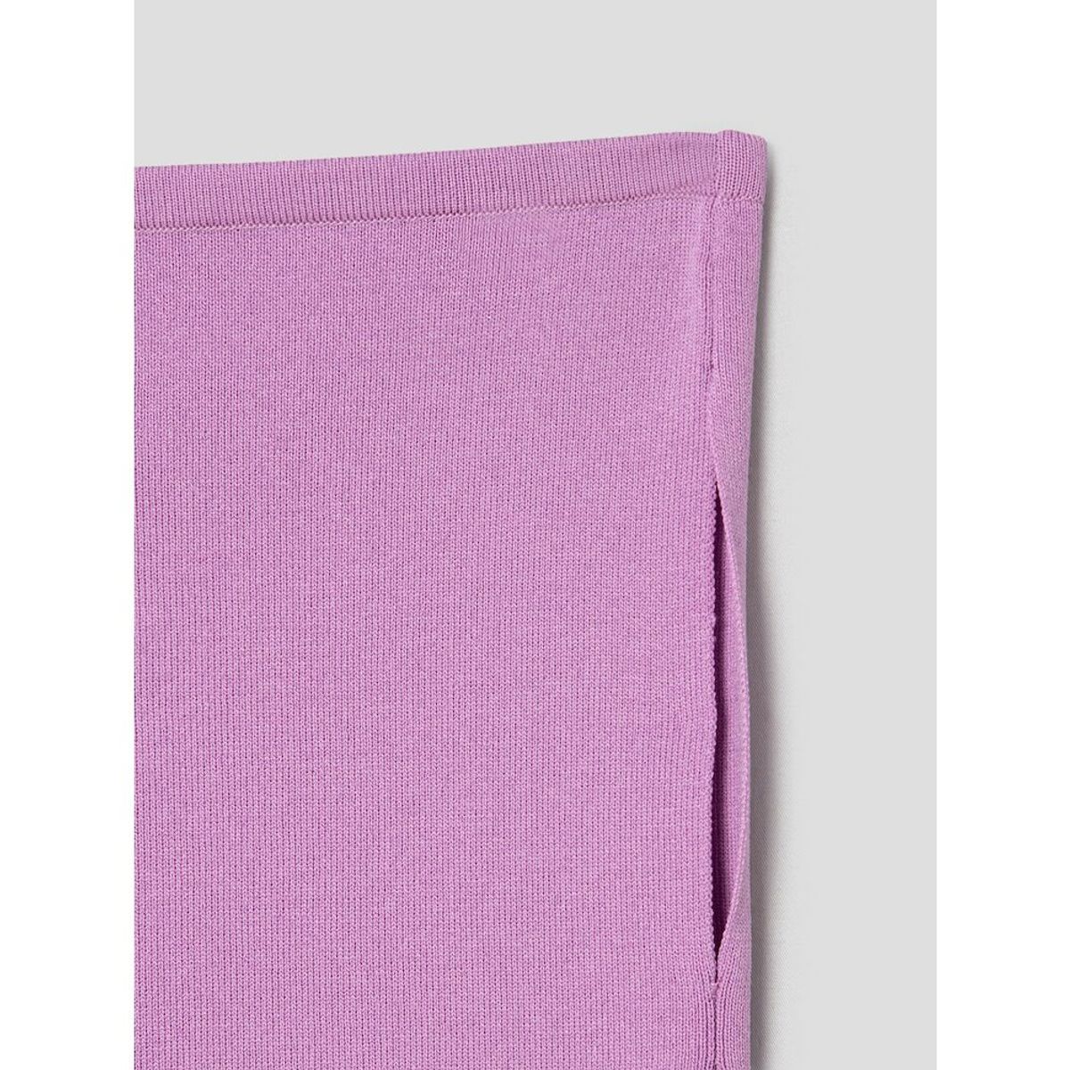 앙개(ANGGAE) One Shoulder Slit Tube Top  Pink