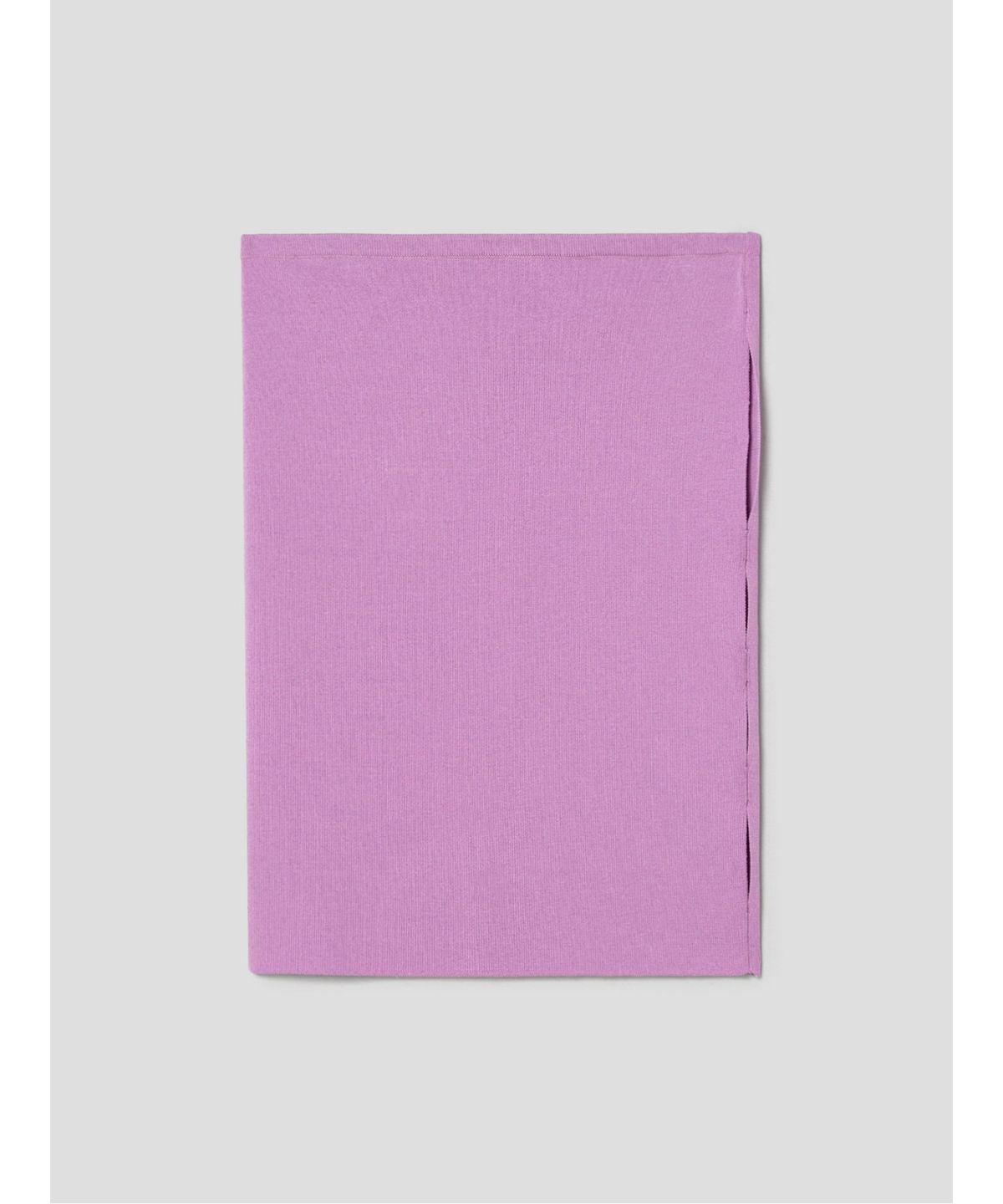 앙개(ANGGAE) One Shoulder Slit Tube Top  Pink