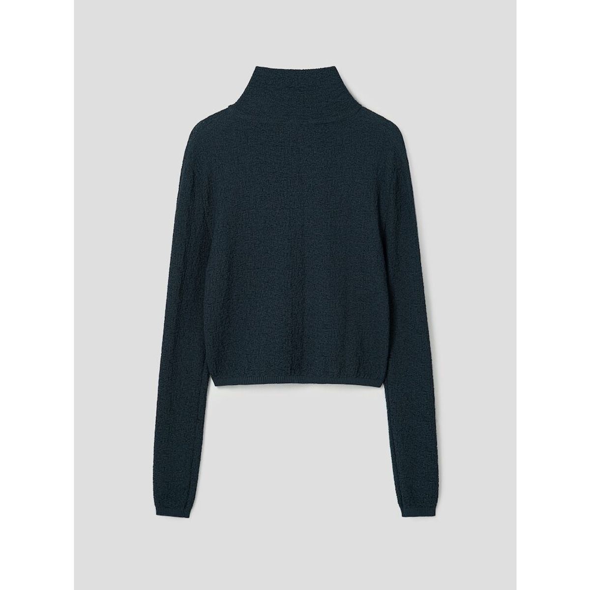 앙개(ANGGAE) Luffa Sheer Zip Up   Navy