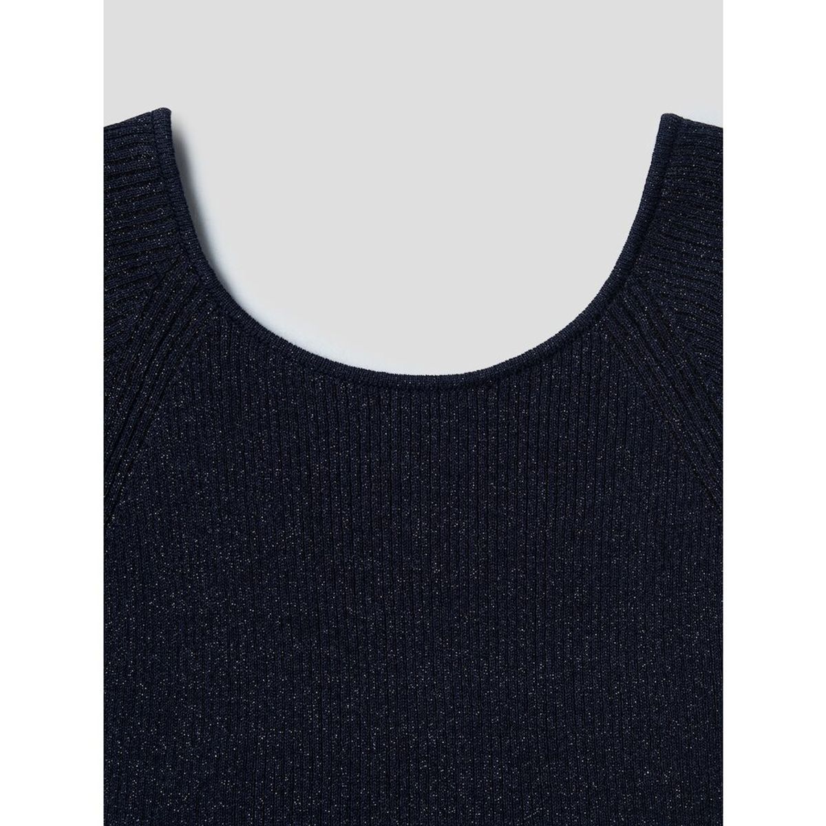 앙개(ANGGAE) TwoTone Backless Pullover  Navy