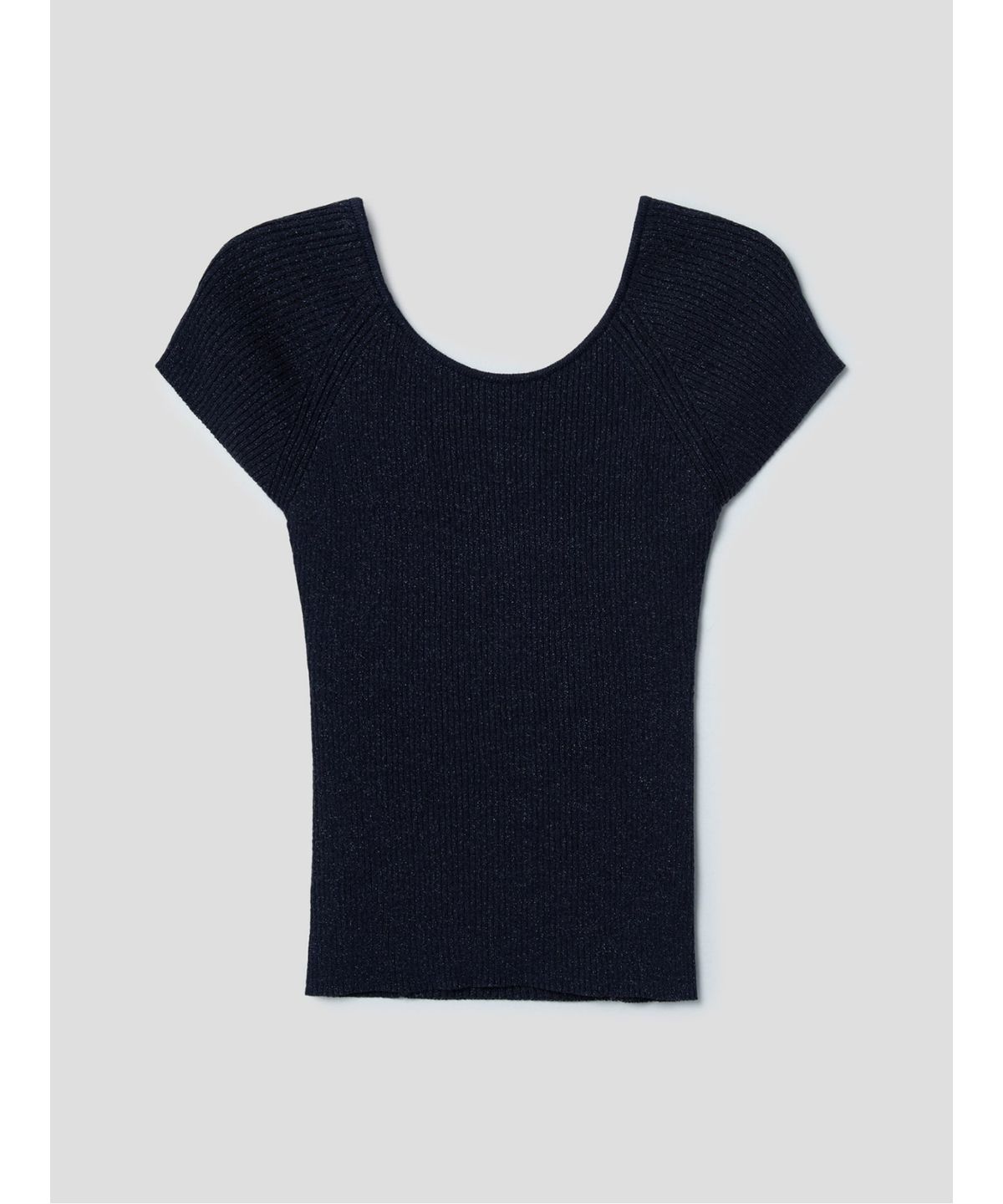 앙개(ANGGAE) TwoTone Backless Pullover  Navy